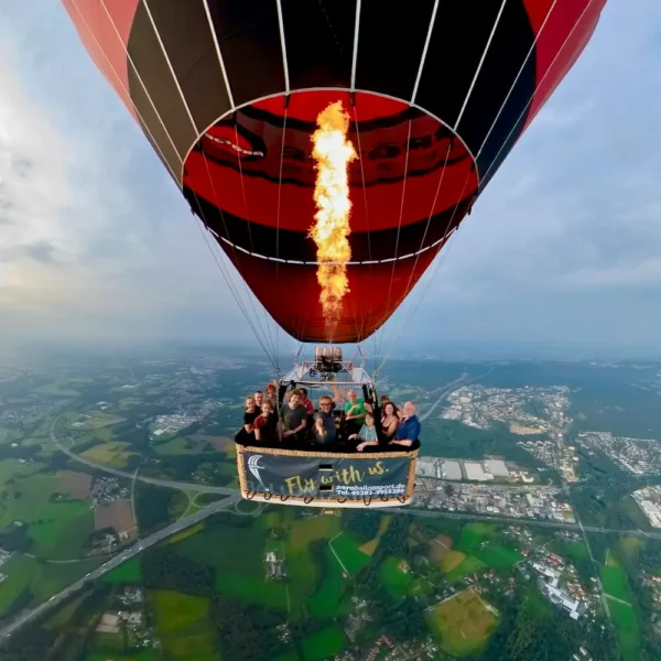 Aeroballonsport Ballonfahrten Ticket 10 Passagiere Ballon Passagierfahrt