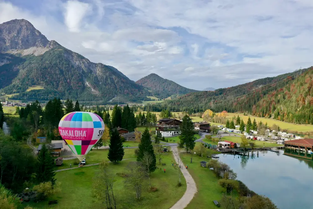 Aeroballonsport Ballonfahrten am Hotel Fischer am See Heiterwanger See