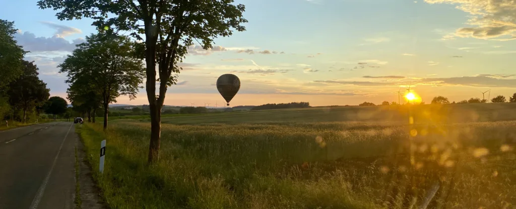 Ballonfahrt Lemgo Lippe Geschenkideen Rietberg Aussenstart Umgebung Ballon Fahrt