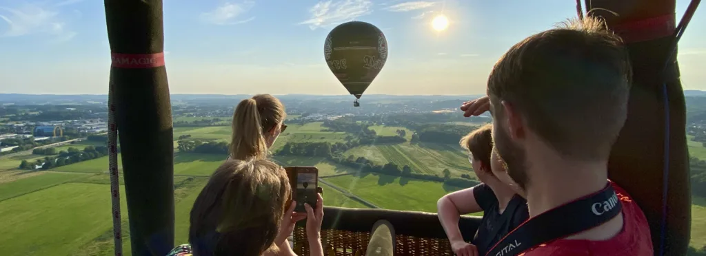 Ballonfahren Niedersachsen Handgepäck Mitfahrer