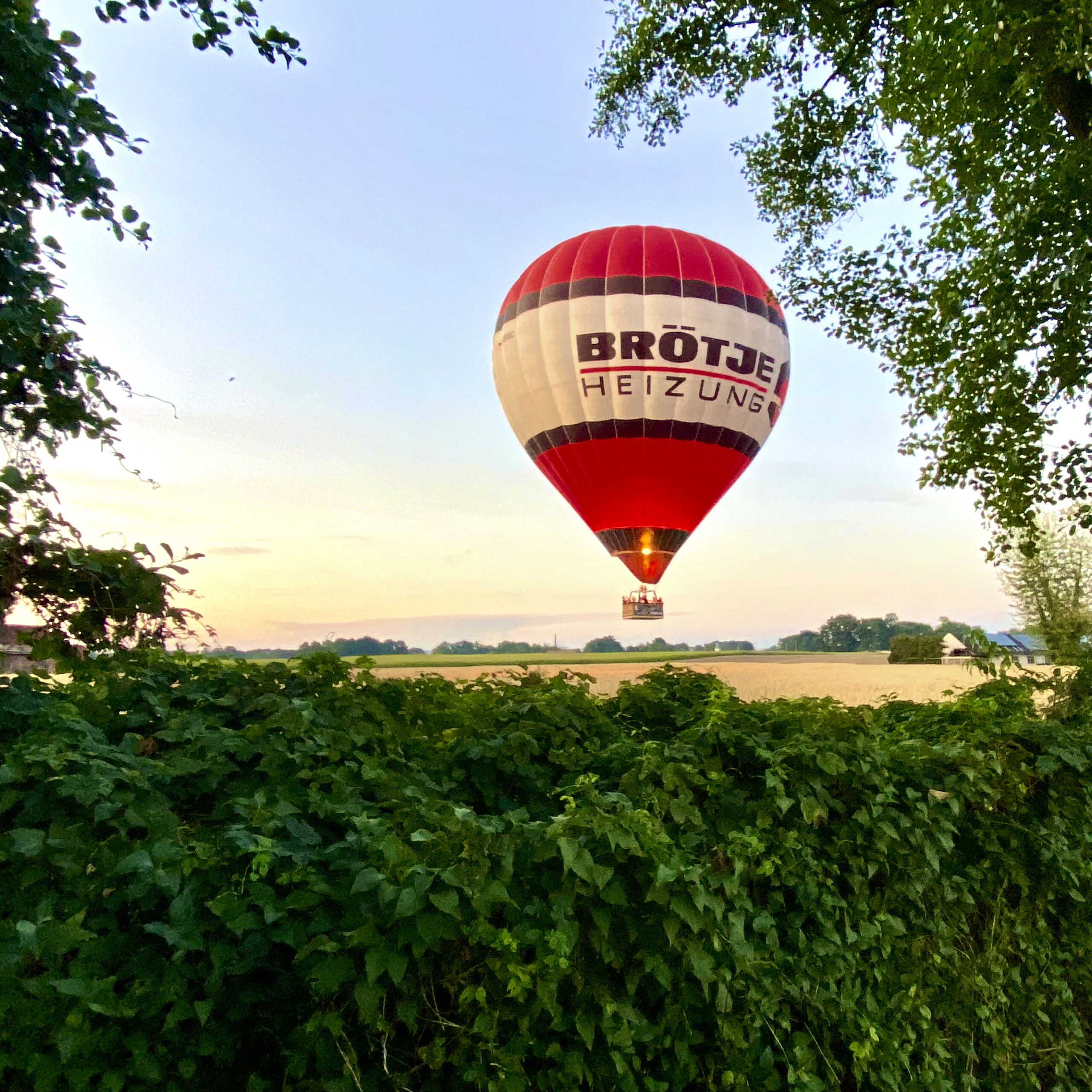Ballonfahrt Rheda Wiedenbrück Heissluftballon - 1