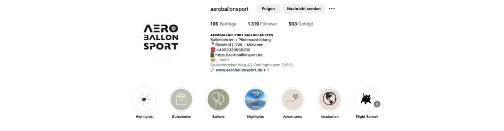 Instagram aeroballonsport ballonfahrten