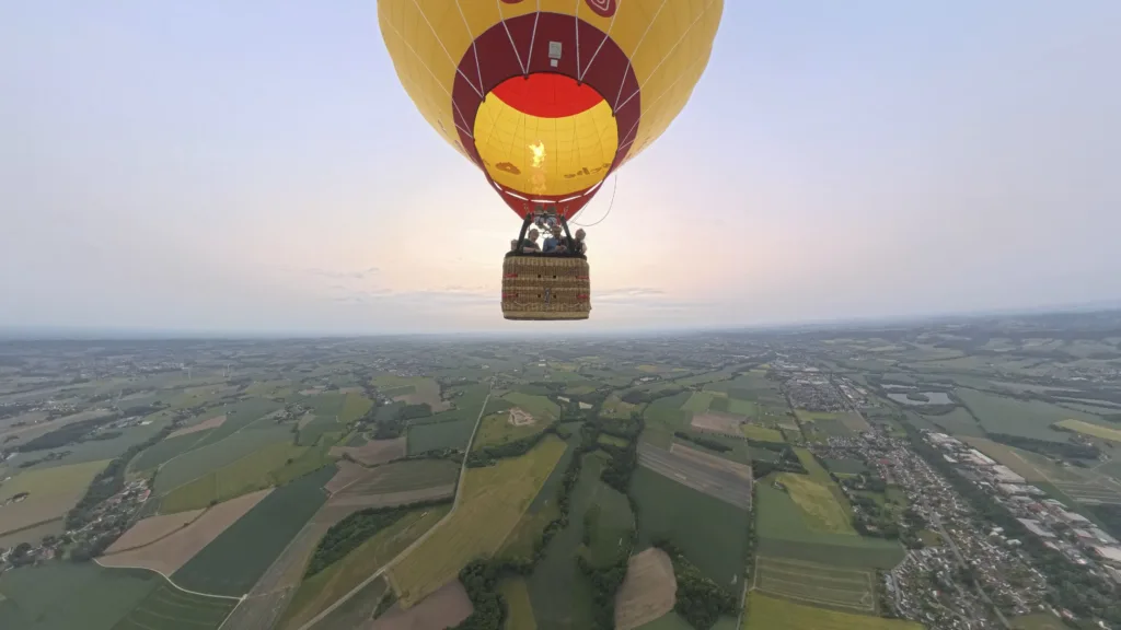 geburtstagsgeschenk heißluftballon