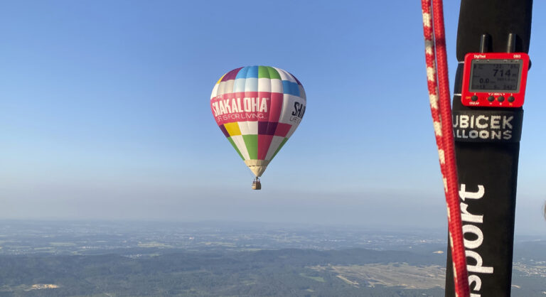 Instrumente Digitool Hoehenmesser Heissluftballon Reisehöhe