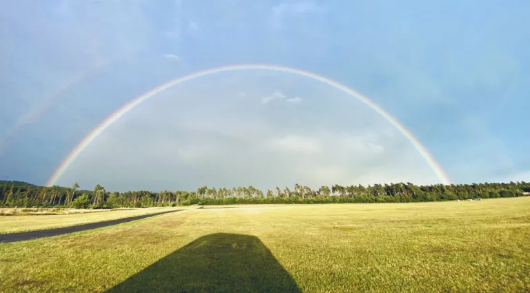 Regen und Ballonfahrten Meteorologie