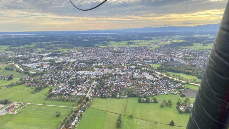 Ballonfahrt Weilheim in Oberbayern - exklusiv Ballonflug
