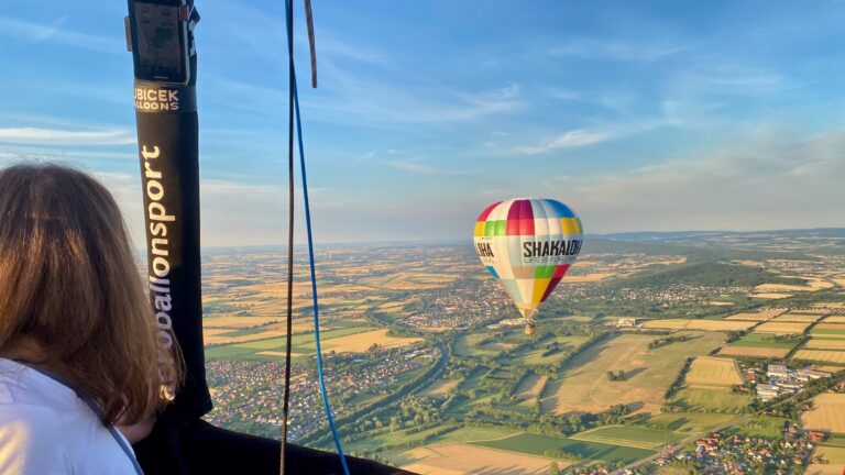 Stadt Melle Ballonfahrt ab Flugplatz Grönegau im Shakaloha Balloon