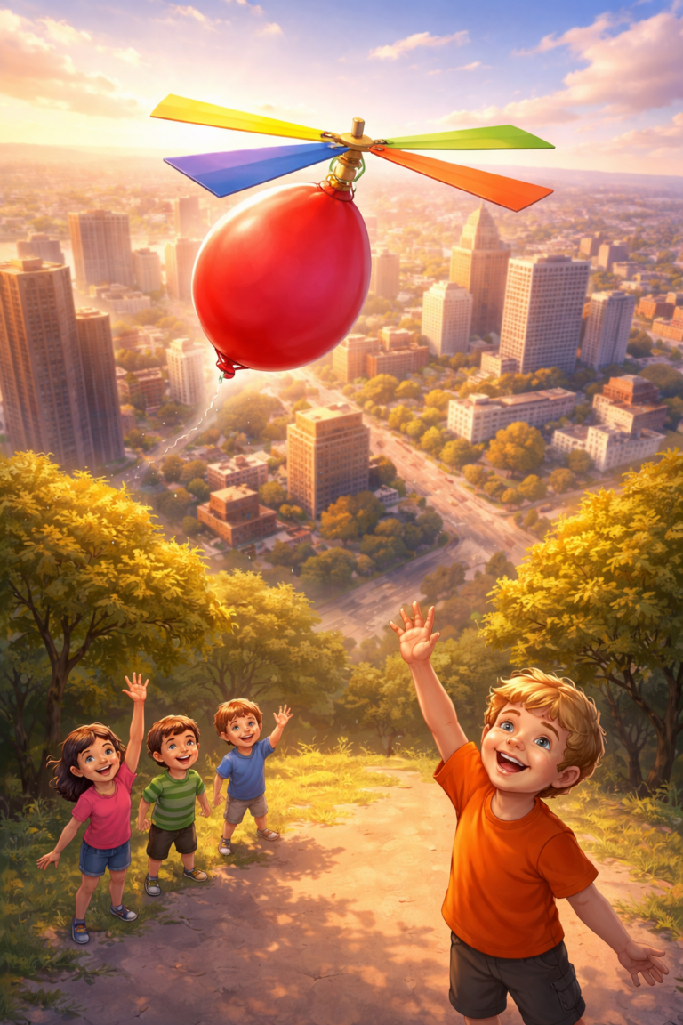Der Ballonhubschrauber ist viel mehr als ein Spiel. Er vermittelt wichtige Grundlagen der Aerodynamik