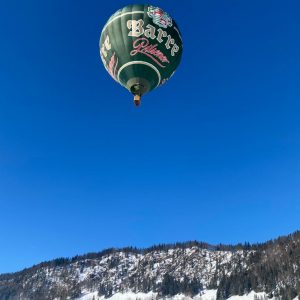 Aeroballonsport Ballonfahrten. Alpin Ballooning. Mit Barre Bräu über den Alpen