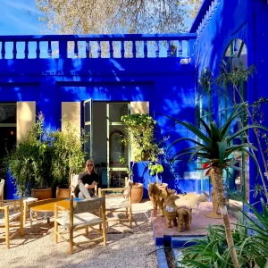 Ballonfahren Marrakech Marokko Jardin Majorelle YSL