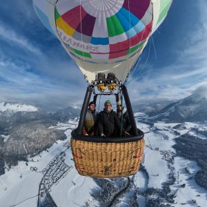 Im Shakaloha Balloon über den Alpengipfeln